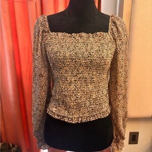 Jag Jeans Leopard Print Top